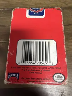 1999 Pokemon Playing Cards Deck by Bicycle Nintendo Missing 2 of Clubs - Image 2