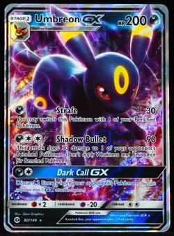 Umbreon GX #80/149 NM/M Pokemon Card - Image 1
