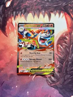 Mega Camerupt ex Play! Stamp Pokemon Prize Pack Series 8 MEG 022/132 Card NM 🔥 - Image 2