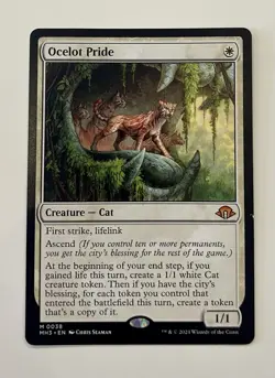 MTG MH3 Modern Horizons 3 Ocelot Pride Mythic Card Non-Foil - Image 1