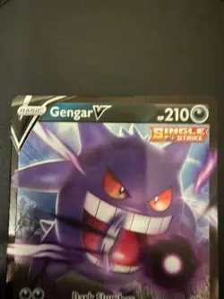 Pokemon Gengar V 156/264 Fusion Strike Ultra Rare Holo Card English - Image 3