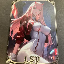 Goddess Story Gold METAL Card - Serial Number #097/200! Zero Two Anime **READ** - Image 1