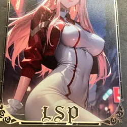 Goddess Story Gold METAL Card - Serial Number #097/200! Zero Two Anime **READ** - Image 3