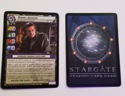 DANIEL JACKSON STARGATE CCG TRADING CARD GAME PROMO CARD ENTER THE GATE FEB 2007 - Image 1