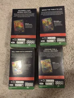 Bloomburrow Commander Deck Display Magic the Gathering Set Of 4- Sealed Case - Image 2