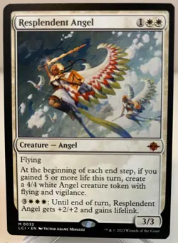Magic MTG 1x Resplendent Angel *The Lost Caverns of Ixalan* Near Mint Mythic - Image 1
