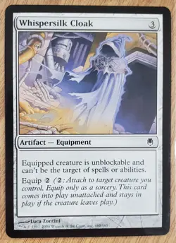 MTG Magic The Gathering- Whispersilk Cloak Darksteel Regular - Image 1