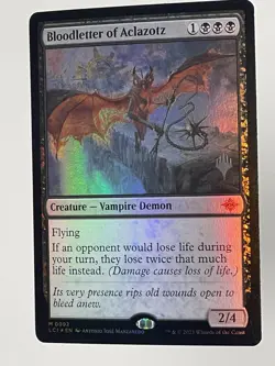 Bloodletter of Aclazotz - Promo Pack: Lost Caverns of Ixalan Foil Misprint MTG - Image 3