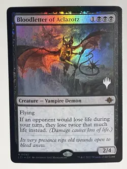 Bloodletter of Aclazotz - Promo Pack: Lost Caverns of Ixalan Foil Misprint MTG - Image 4