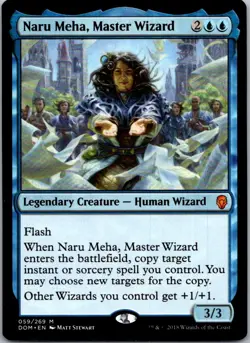 Naru Meha, Master Wizard M Dominaria 59 NM Normal - Image 1