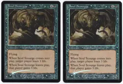 Soul Scourge x2 2x 2002 Torment FOIL Black Common Creature MTG NM AZ1 - Image 1