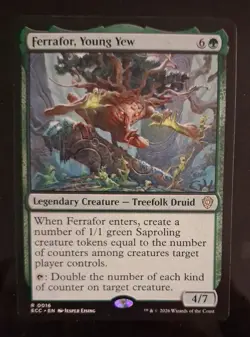 Ferrafor, Young Yew 16 NM Lorwyn Eclipsed Commander MTG - Image 1