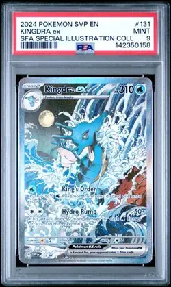 2024 POKEMON SHROUDED FABLE SPECIAL ILLUSTRATION COLLECTION KINGDRA EX PSA 9 - Image 1