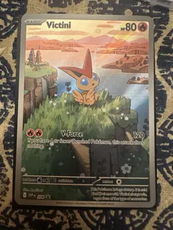 Pokemon TCG Victini Black Star Promo Card 208 Near Mint Condition - Image 1