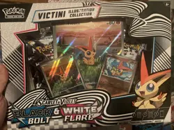 Pokemon TCG Unova Victini Illustration Collection Box – Black Bolt White Flare - Image 1