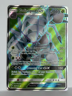 Golisopod GX 129/147 Pokemon TCG Burning Shadows Full Art Ultra Rare NM 0914#197 - Image 1