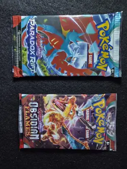 Pokemon Lot Of 2,Obsidian Flames + Paradox Rift Factory Sealed Booster Packs - Image 2