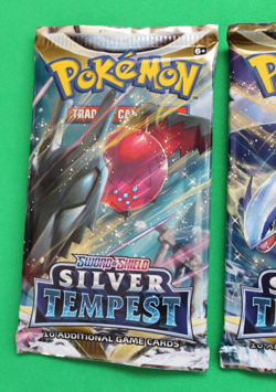 POKEMON SWORD & SHIELD SILVER TEMPEST 2 BOOSTER PACKS SEALED - Image 2