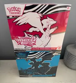 Pokemon Black Bolt and White Flare Elite Trainer Box ETB Set of 2 Sealed - Image 1