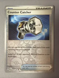 Pokemon TCG * Paradox Rift * 160/182 Counter Catcher REVERSE HOLO U * FRESH PK - Image 1
