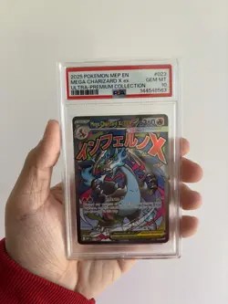 2025 Pokemon Ultra Premium Collection Promo Mega Charizard EX #23 PSA 10 GEM MT - Image 1