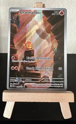 Charmander 168/165 Sv: Scarlet & Violet 151 Illustration Rare NM Pokemon TCG - Image 1