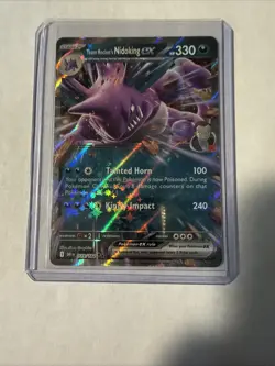 Pokemon TCG - Team Rockets Nidoking Ex - Double Rare -Destined Rivals - 119/182 - Image 1