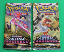 POKEMON SWORD & SHIELD ASTRAL RADIANCE 2 BOOSTER PACKS SEALED - Image 1