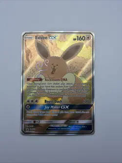 Pokemon TCG Eevee GX SM233 Full Art Promo Black Star Ultra Rare Holo NM - Image 1