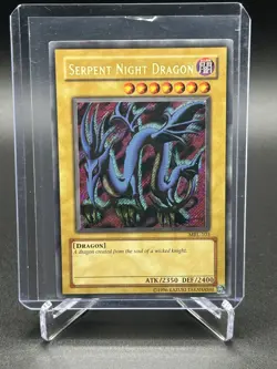 Yugioh TCG Serpent Night Dragon MRL-103 Secret Rare LP - Image 1