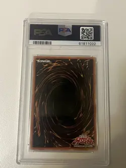 2019 Yu-Gi-Oh! YGO K122 Right Arm of the Forbidden One LOB Reprint PSA 8 NM-MT - Image 2