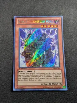 Yugioh - Sillva, Warlord of Dark World LCJW-EN245 1st Secret Rare NM - Image 1