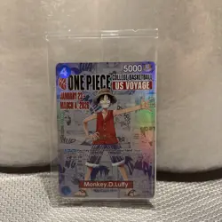 Monkey.D.Luffy (055) (College Basketball US Voyage) P-055 One Piece Promotion... - Image 1