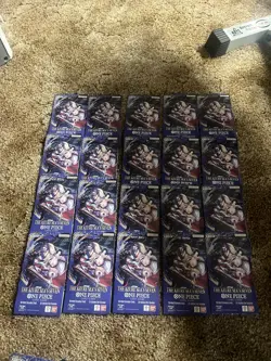 OP14 - EB04 | The Azure Sea’s Seven One Piece TCG Sleeved Booster | Lot of 20 - Image 1
