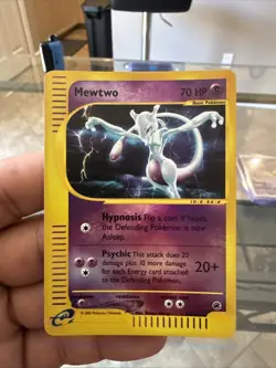 Pokemon Mewtwo TCG Reverse Holo Rare Card 56/165 Expedition Base Set 2002 - Image 1