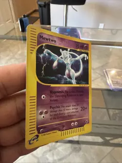 Pokemon Mewtwo TCG Reverse Holo Rare Card 56/165 Expedition Base Set 2002 - Image 4