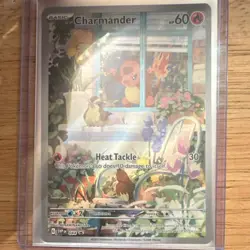 Pokemon SVP Charmander & Charizard Holo Card Lot 2023 - Collectible Game - Image 1