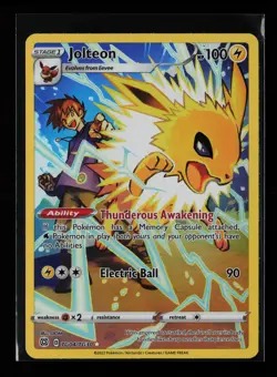 Jolteon TG04/TG30 Ultra Rare SWSH09: Brilliant Stars Pokemon Card - Image 1
