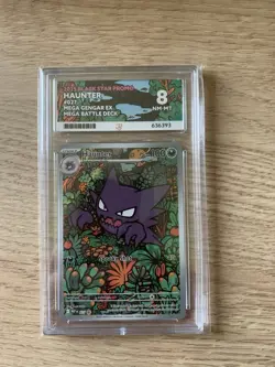 Pokemon TCG Haunter Card - MEP 027 - English - Black Star Promo - ACE Grade 8 - Image 1