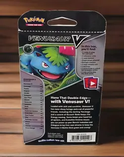 2021 Pokemon Trading Cards Game Venusaur V Battle Deck 60 Cards Coin Box Guide - Image 3