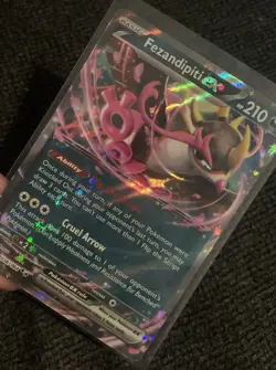 Pokemon Fezandipiti EX 038/064 Sv: Shrouded Fable Holo TCG Card English - Image 2