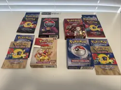 Pokemon Vintage 1999/2000 Theme Deck Box & Inserts Lot Of 4 - No Cards - Image 1
