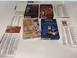 Pokemon Vintage 1999/2000 Theme Deck Box & Inserts Lot Of 4 - No Cards - Image 2
