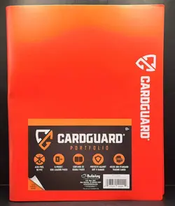 CARDGUARD Red Portfolio 20 Double Sided 9-Pocket Pages for Trading Cards - Image 1