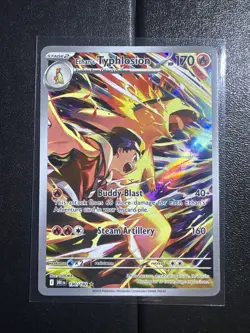 Pokemon TCG Ethan's Typhlosion Card 190/182 Destined Rivals Series - Image 1