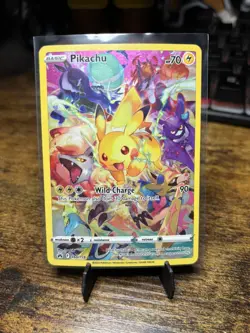 Pokemon TCG Pikachu Card Crown Zenith 160/159 Holo Secret Rare NM Condition - Image 1