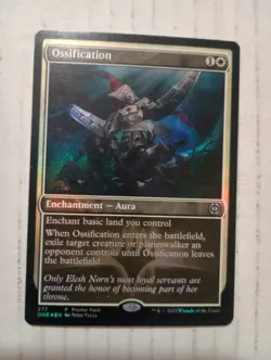 Magic the Gathering MTG Ossification Foil Promo Pack Phyrexia All Will Be One NM - Image 1