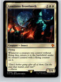 Magic the Gathering Luminous Broodmoth Final Fantasy Commander MTG Free Shipping - Image 1