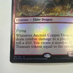 Ancient Copper Dragon Foil MTG Commander Legends LP - Image 4