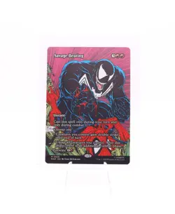 Spider-man Magic The Gathering Savage Beating (Borderless) M0026 Regular - Image 3